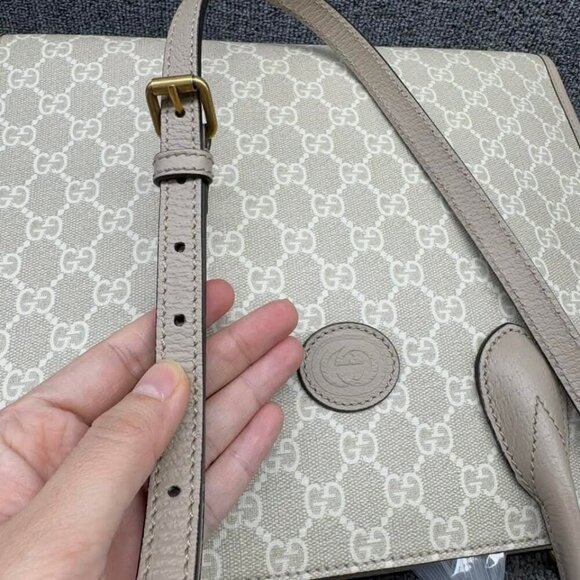 Gucci GG Leather Tote Bag 999-020825 - Picture 10 of 16